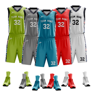 Maglia da basket da uomo in maglia di poliestere ricamata alta qualità con stampa di sublimazione stampata con logo personalizzato - Product Image 6