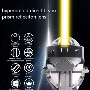 Sanvi A12 3-Inch LED Headlight Lens 80W High Beam Powerful Car Lamp 12V with 4300K Light Color for Fiat Low Beam - Product Image 5