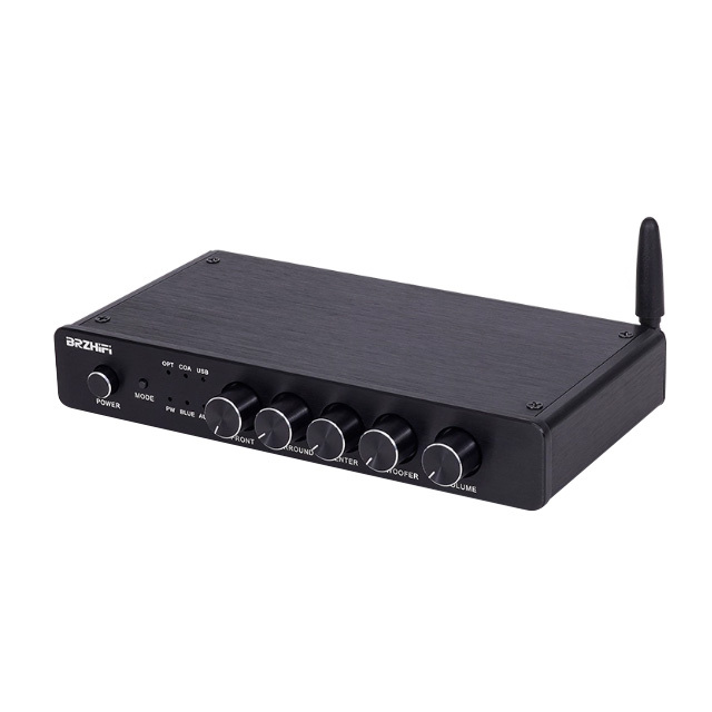 BRZHIFI DT03 Professional Preamplifier 5.1 Channel Decoding Audio Player BT5.0 Digital Audio Decoder/player