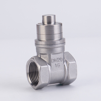 Vanne de coupure magnétique en acier inoxydable 304 JMZ15-16P PN16 à filetage femelle antivol DN15-DN50 pour compteur d'eau et pipeline