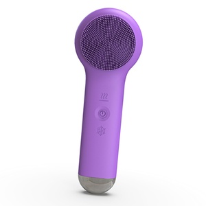 เครื่องนวดทำความสะอาดผิวหน้าแบบไฟฟ้า ร้อน-เย็น  แปรงทำความสะอาดผิวหน้าซิลิโคน - Product Image 4