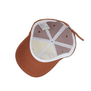 Casquette de baseball brodée bicolore personnalisée en gros, 6 panneaux, haute qualité, logo vintage incurvé, sportive, élégante et tendance - Product Image 4