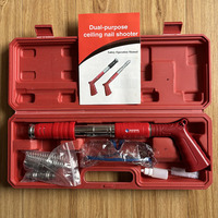 Pistolet à clous électrique double usage, 5 vitesses réglables, moteur sans balais en acier inoxydable, kit de pistolet à clous industriel pour professionnels