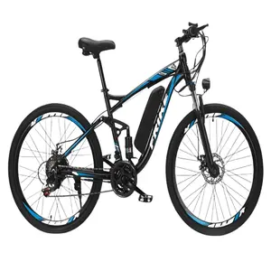 Alta qualidade suspensão total bicicleta elétrica 3 modelos LCD Display 36V 250w 26 polegadas mountain bike elétrica