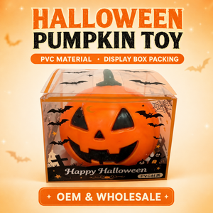 Décoration d'Halloween : Citrouille Squishy, Emballage Thème Fantôme, Jouet Anti-stress Effrayant pour les Fêtes, Vente en Gros en Stock - Product Image 1