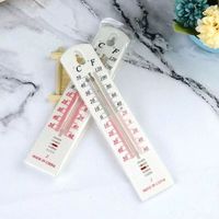 Thermomètre mural blanc en métal pour jardin, usage domestique et serres, vente en gros usine