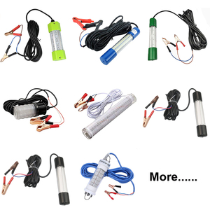 12V 8W 7000 Lumen LED da Immersione Luce di <span class=keywords><strong>Pesca</strong></span> 6 Lati Subacquea Fish Finder Lampada con 5m di Cavo - Product Image 2