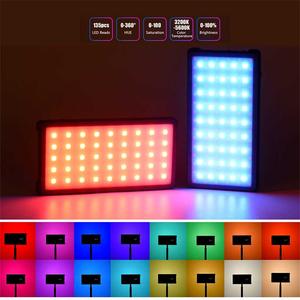 <span class=keywords><strong>Yongnuo</strong></span> YN135 sur caméra RGB lumière <span class=keywords><strong>LED</strong></span> 360 couleur 95 + CRI 3200K-5600K pour Vlogging vidéoconférence YouTube TikTok - Product Image 2