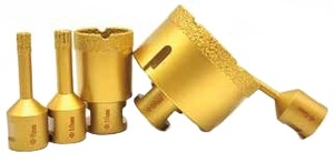 Punta Diamantata per Trapano 5mm-150mm per Piastrelle in Ceramica, Porcellana, Marmo e Granito con Diametro di 10mm - Product Image 2