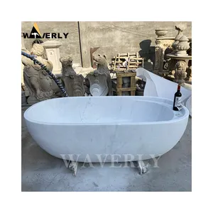 Classical Bathtubs Suppliers 2023 White Stone Freestanding Bathtubs In Pakistan Solid Surface Bathtub For Sale