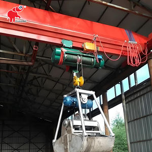 מכירות חמות dafang מותג יחיד קרן לתפוס דלי מעל גשר מנוף 2 טון 3 טון 5 טון 8 טון 10 טון עבור טיפול בפסולת - Product Image 4