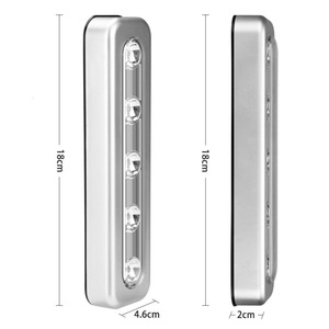 Luz <span class=keywords><strong>LED</strong></span> para Armario, Adhesiva, Inalámbrica, para el Hogar, Luz Nocturna <span class=keywords><strong>LED</strong></span> para Armarios, Escaleras - Product Image 6