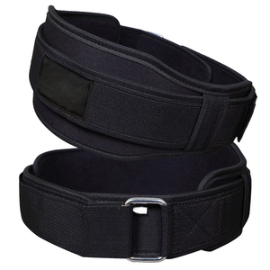 เข็มขัดยกน้ำหนักนีโอพรีนแบบระบายอากาศปรับได้พร้อมโลโก้ออกแบบได้ตามต้องการทนทานรองรับการออกกำลังกายในยิมและการฝึก - Product Image 1