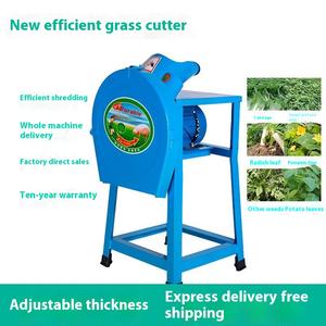 Broyeur d'alimentation verte motorisé à haute efficacité broyeur déchiqueteuse de coupe d'herbe à usage agricole pour poulet canard et cochon - Product Image 4