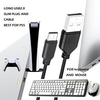 Cable USB a USB C SYONG, Sincronización de Datos USB2.0, Cable de Datos de Cobre de 480 Mbps, Compatible con PS5, Teclados, Ratones, iPhone, Samsung
