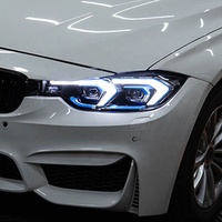 Pièces automobiles, phare laser BMQD05, phare de voiture LED, télécommande, phare carré 30W, auto pour BMW F30 2012-2019