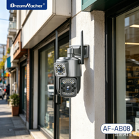 Caméra extérieure étanche DREAMKACHER AF-AB08 2,5 pouces avec double objectif, PTZ, 2MP, WIFI, carte mémoire Cloud, zoom optique 10x-20x