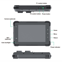Tablette robuste de navigation agricole ST-7 étanche de 7 pouces, Android 13, Qualcomm 1,8 GHz, CANBUS/RJ45/GPIO/AHD/Wi-Fi