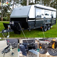 SUNRISE RV AU standard personnalisé caravane camping-car tout-terrain jouet transporteur avec salle de bain et douche séparées pour le camping extérieur