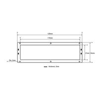 Puce LED COB 12V LED COB Panneau 18-28W 120*36*1.5mm Blanc Rouge Vert Bleu Ambre Couleur pour Éclairage