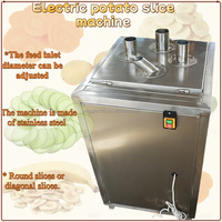 Máquina Cortadora y Rebanadora Multifuncional de Plátano, Vegetales, Banana y Patata para Hacer Chips Crujientes, 300-500 kg/h, Pequeña