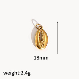 Đại Dương & Thiên Nhiên Hỗn Hợp | 18K PVD Mạ Vàng Thép Không Gỉ Quyến Rũ Mặt Dây Chuyền Cho Tự Làm Đồ Trang Sức Làm | Không Thấm Nước & Không Dị Ứng - Product Image 6