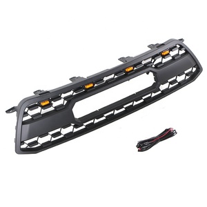 Pièces automobiles Autres accessoires extérieurs <span class=keywords><strong>Grille</strong></span> de <span class=keywords><strong>radiateur</strong></span> de calandre de voiture avec lumières LED Parrilla Fit pour 2009-2011 Highlander - Product Image 2