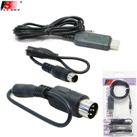 Câble adaptateur USB Flysky FS-SM100 pour simulateur de vol, compatible avec les télécommandes Flysky FS-i6, FS-i4, FS-TH9X, FS-T6, FS-T4B, FS-GT3, FS-GT2