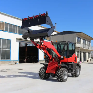 CE Cina padat kebun Mulcher Diesel Bucket 0.8 Ton <span class=keywords><strong>Front</strong></span> <span class=keywords><strong>End</strong></span> <span class=keywords><strong>Loader</strong></span> dengan salju Pusher Gearbox sepenuhnya sistem hidrolik - Product Image 5