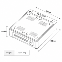 Système d'analyse de la posture du pied et de la pression plantaire VELORA AI portable avec écran externe pour semelles personnalisées