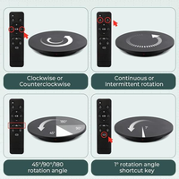 Support d'affichage électrique intelligent de 52 cm, plateau tournant à 360 degrés avec télécommande, à brancher