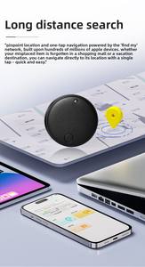 MFi Certified Mini <span class=keywords><strong>GPS</strong></span> Tracker Smart Tag Finder para Apple IOS Android Pet Crianças Anti Couro Perdido Caso Chaveiro - Product Image 4