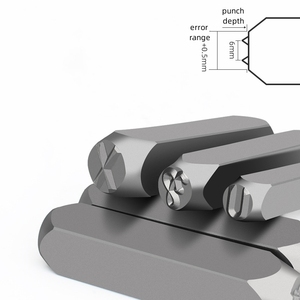 Con Dấu Thép Dập Chữ Cái Con Dấu Chữ 3-12Mm Chữ AZ Chrome Vanadi Bằng Thép Ký Hiệu Chữ Cái Dấu Hiệu Tiếng Anh - Product Image 4