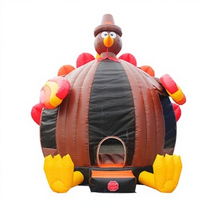 Castillo Inflable de PVC con Temática de Turquía, Equipo de Entretenimiento para Parques de Diversiones, Combo de Trampolín, Certificación CE, Impermeable, Fácil de Instalar - Product Image 1