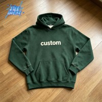 Sweat à capuche personnalisé en polyester et coton avec poche kangourou, coupe ample, respirant, doux, léger et confortable, imprimé automne