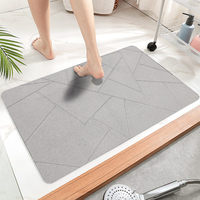 Antidérapant bébé antidérapant extra antibactérien luxe personnalisé sanglant absorbant pliable tapis de bain en pierre pour la maison