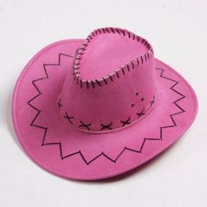 Chapeau de cowboy occidental en gros, casquette d'été en fausse fourrure et cuir, chapeau de chevalier pour le camping en plein air - Product Image 6