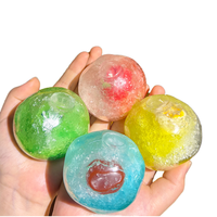Jouet à presser en silicone Crunchy Ball Block pour enfants de 5 à 7 ans, mini jouet unisexe pour soulager l'anxiété et la décompression