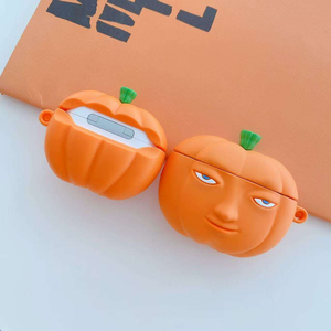 Étui de protection en PVC créatif de style dessin animé orange avec visage amusant, adapté aux coques de téléphone de la génération Pro 3/Pro 2 - Product Image 3
