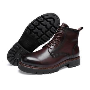 New Best-selling CHUKKA <b>BOOT</b> for <b>Boots</b>-genuine Leather Size 47 for Men Lace-up Ankle Waterproof Work <b>Boots</b> - Product Image 1