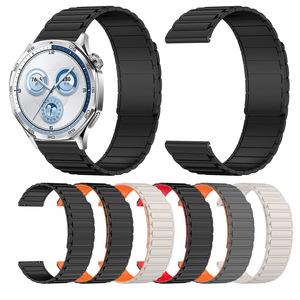 Cinturini Magnetici in Silicone 16mm 18mm 20mm 22mm per <span class=keywords><strong>Samsung</strong></span> <span class=keywords><strong>S3</strong></span>/Active2 per Garmin Forerunner 645/245 Cinturino per Orologio Sportivo - Product Image 1