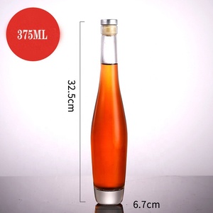 Empty <strong>175ml</strong> 375ml 500ml Spirit <strong>Liquor</strong> Vodka Whisky Wine Glass <strong>Bottles</strong> with Cork - Product Image 6