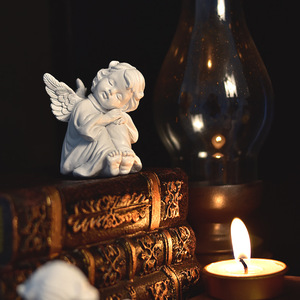 Figura Decorativa Romántica de Resina, Ángel Hada Vintage, Linda Estatua de Flor, Adorno de Escritorio, Regalo para Fiestas, Juguete para Niñas y Mujeres, Decoración de Dormitorio - Product Image 2
