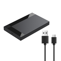 2.5 custodia SATA a USB 3.1 HDD sd custodia in plastica per Hard Disk esterno con supporto UASP tipo C compatibile con disco SSD HDD Box