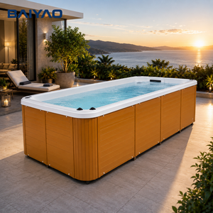 <span class=keywords><strong>Spa</strong></span> de piscine sans fin intelligent de 4 mètres d'usine avec système Balboa Massage tourbillon Yacuzzi Bain à remous en acrylique pour personnes - Product Image 5