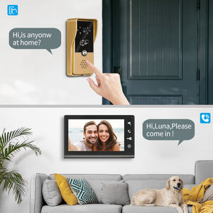 <span class=keywords><strong>Bouton</strong></span> tactile d'interphone vidéo du fabricant Fonction de déverrouillage <span class=keywords><strong>Sonnette</strong></span> de caméra <span class=keywords><strong>étanche</strong></span> avec écran couleur de 7 pouces - Product Image 3