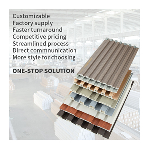 Bois d'Usine Directe Décoration Intérieure Fourniture Mur Imperméable Intérieur Wpc Panneaux Muraux - Product Image 5