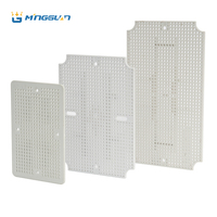 Boîtier de jonction extérieur en ABS/PC plaqué, à charnières, étanche IP66, anti-poussière, conforme RoHS, couleur personnalisable, marque Mingguan