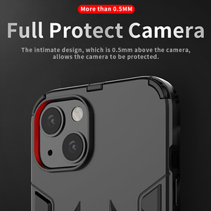 2 en 1 Anti-caída Armor Magnetic Kickstand PC TPU Cover para <span class=keywords><strong>iPhone</strong></span> 13 14 15 <span class=keywords><strong>Pro</strong></span> <span class=keywords><strong>Max</strong></span> Phone Case - Product Image 4