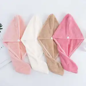 Super Absorbent Towel Wrap Microfiber Quick Dry Microfiber Toalha Hair Salon Turban Wrap Para As Mulheres